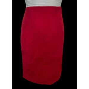 Talbots Wool Blend Pencil Skirt Sz 10 Back Zip Holidays Christmas Party